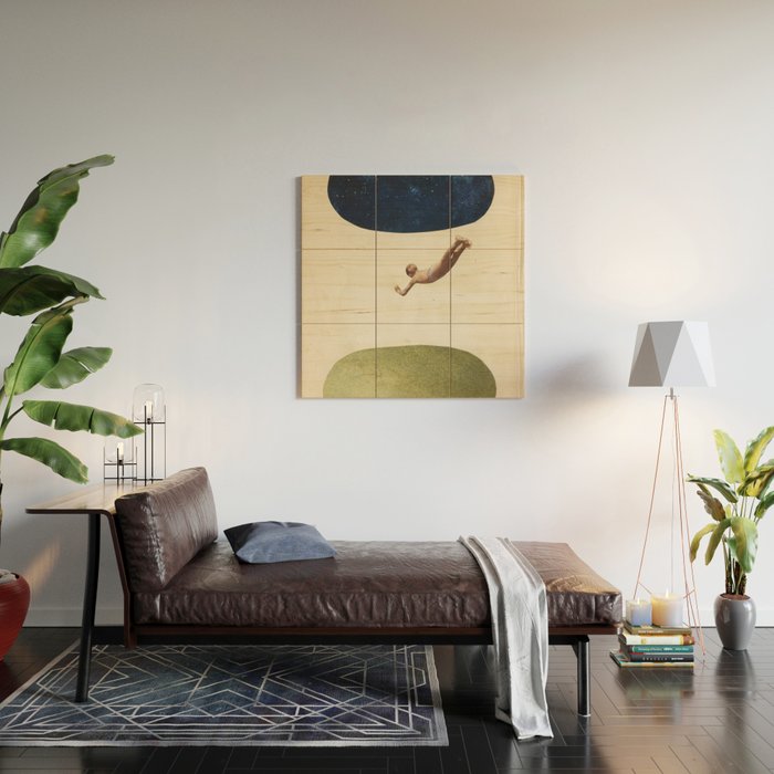 Night Swim Wood Wall Art Gallery Image 2