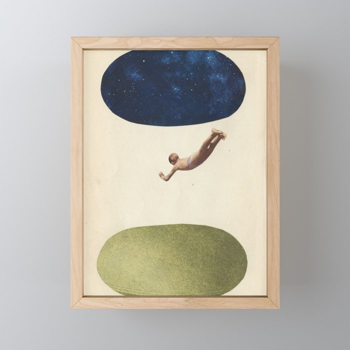 Night Swim Mini Art Print Gallery Image 1