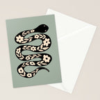 Floral Snake  Stationery Card Gallery Image 2