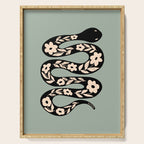 Floral Snake  Serving Tray Gallery Image 1