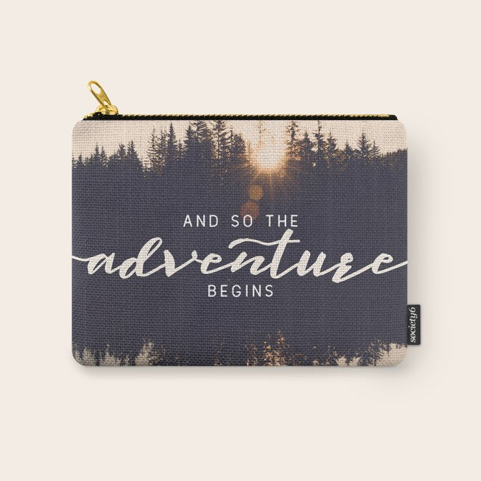And So the Adventure Begins II Carry All Pouch Gallery Image 1