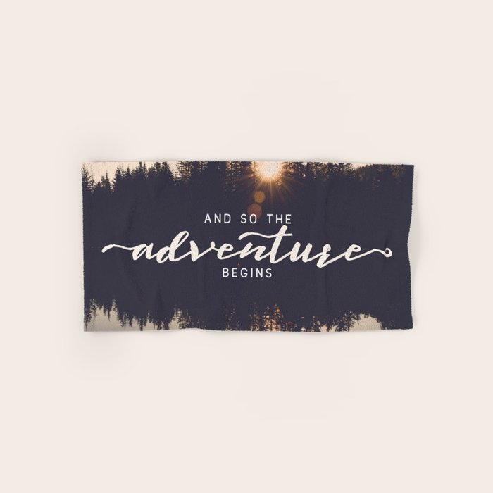 And So the Adventure Begins II Bath Towel Gallery Image 1
