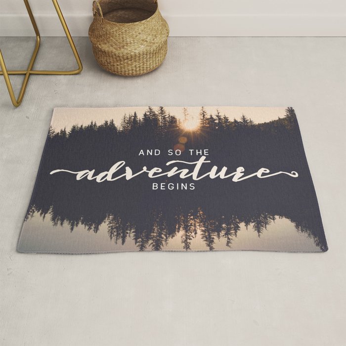 And So the Adventure Begins II Rug Gallery Image 1