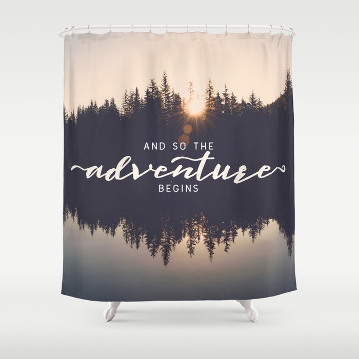 And So the Adventure Begins II Shower Curtain Gallery Image 1