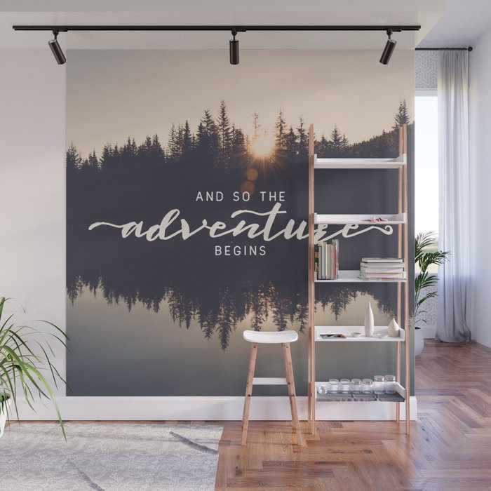 And So the Adventure Begins II Wall Mural Gallery Image 1