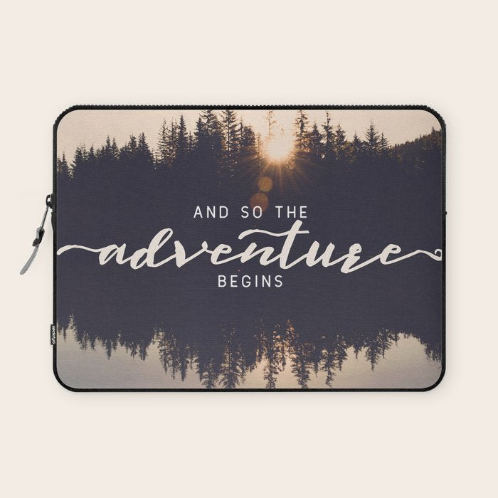 And So the Adventure Begins II Laptop Sleeve Gallery Image 1