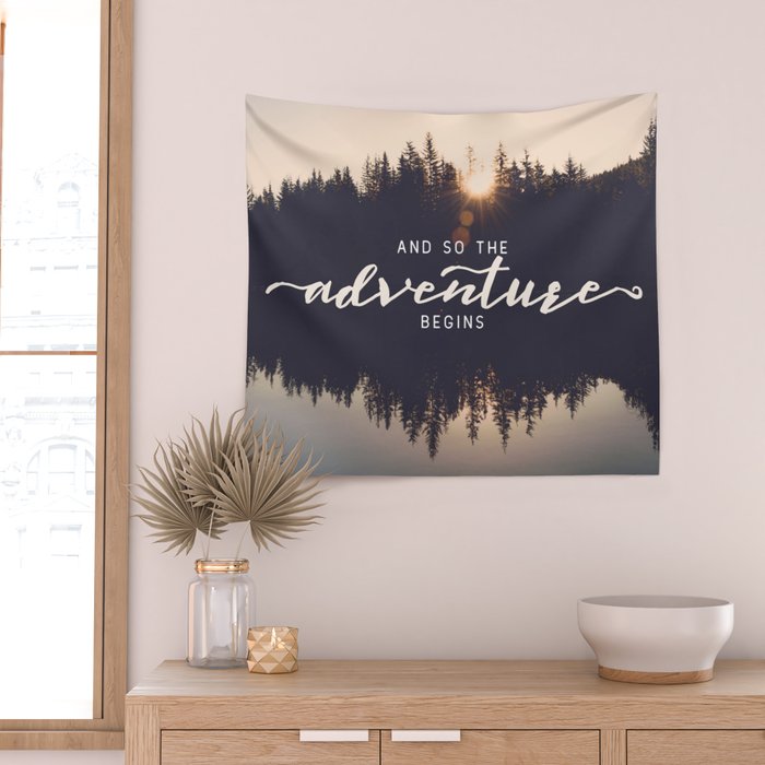And So the Adventure Begins II Wall Tapestry Gallery Image 2
