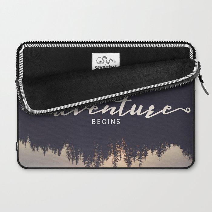And So the Adventure Begins II Laptop Sleeve Gallery Image 2