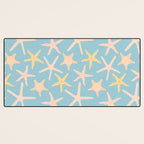 Vintage marine starfish sea animal pattern Desk Mat Gallery Image 3