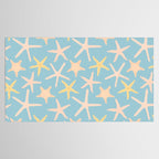 Vintage marine starfish sea animal pattern Tablecloth Gallery Image 2