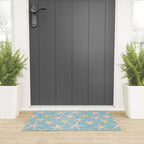Vintage marine starfish sea animal pattern Welcome Mat Gallery Image 3