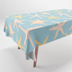 Vintage marine starfish sea animal pattern Tablecloth Gallery Image 1