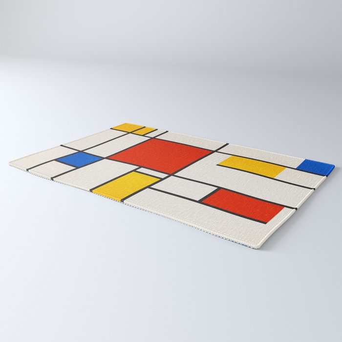 Retro Geometry: Mondrian Edition Rug Gallery Image 3