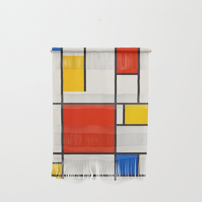 Retro Geometry: Mondrian Edition Wall Hanging Gallery Image 1