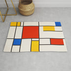 Retro Geometry: Mondrian Edition Rug Gallery Image 1