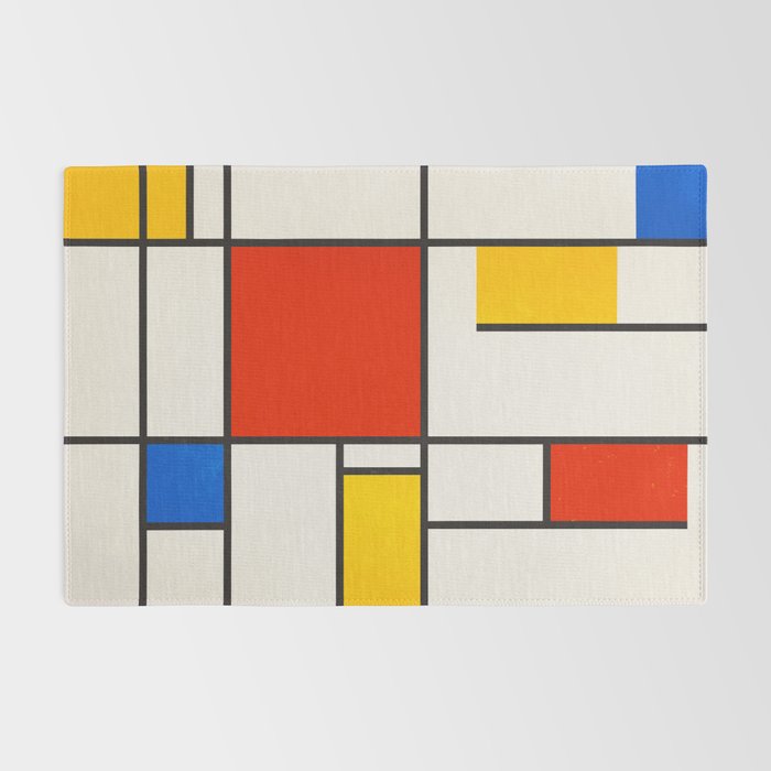 Retro Geometry: Mondrian Edition Rug Gallery Image 2