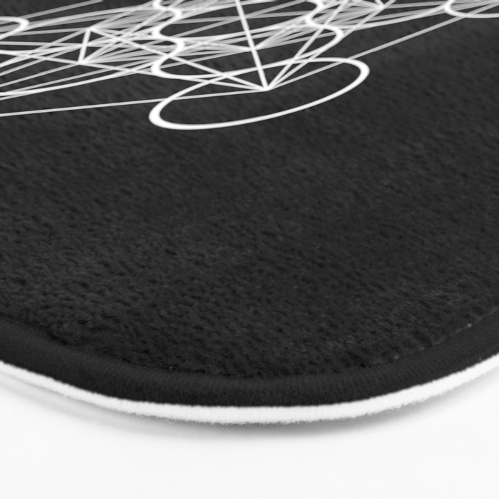 Metatron's Cube II Bath Mat Gallery Image 3