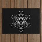 Metatron's Cube II Outdoor Rug Gallery Image 1