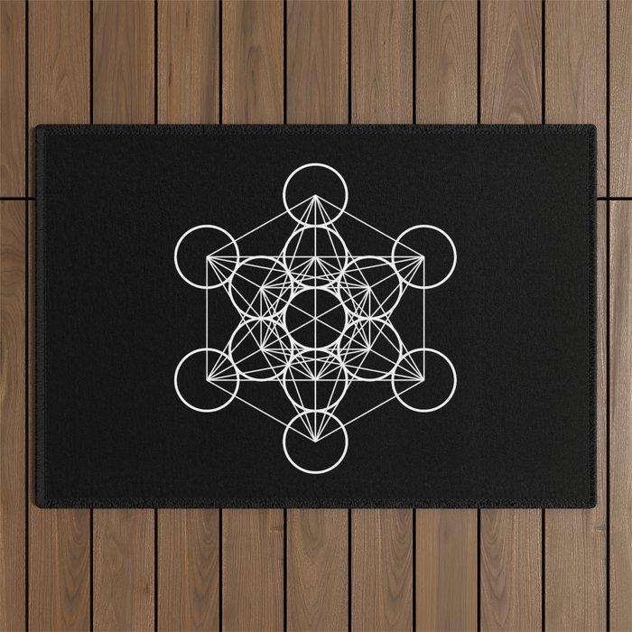 Metatron's Cube II Outdoor Rug Gallery Image 1