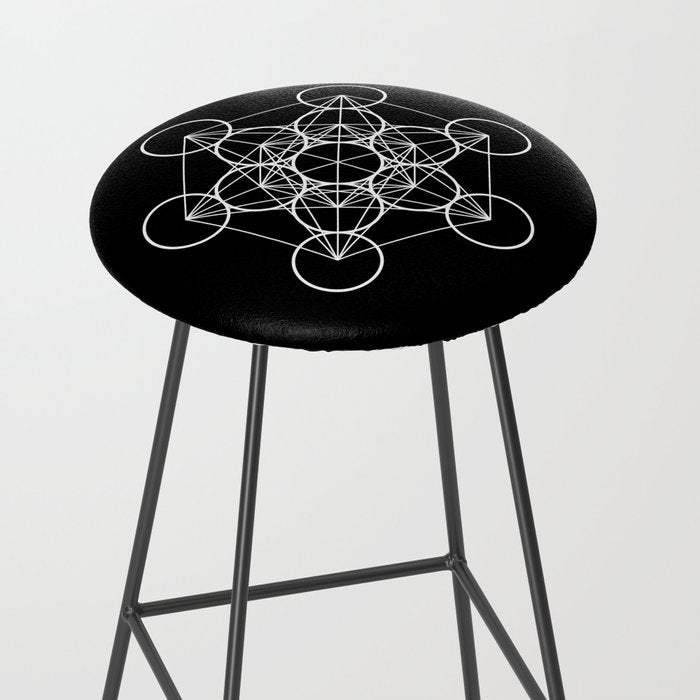 Metatron's Cube II Stool Gallery Image 2