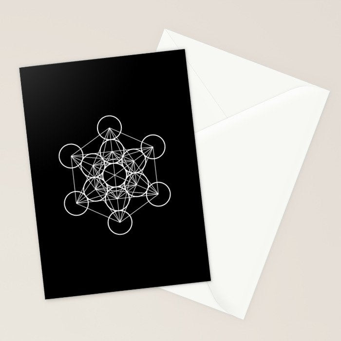 Metatron's Cube II Stationery Card Gallery Image 2