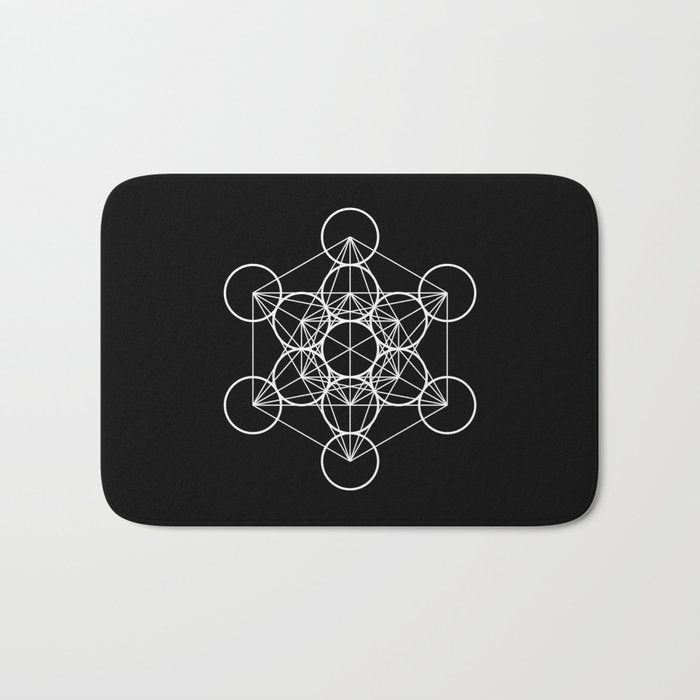Metatron's Cube II Bath Mat Gallery Image 1