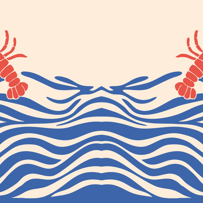 Lobsters Frolicking in the Ocean Waves Coffee Mug Gallery Image 2