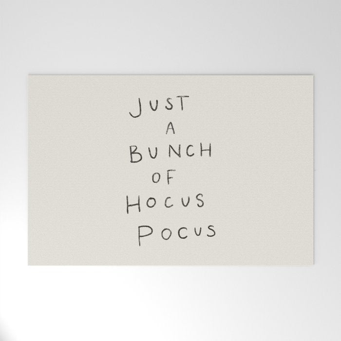 Hocus Pocus Neutral Welcome Mat Gallery Image 1
