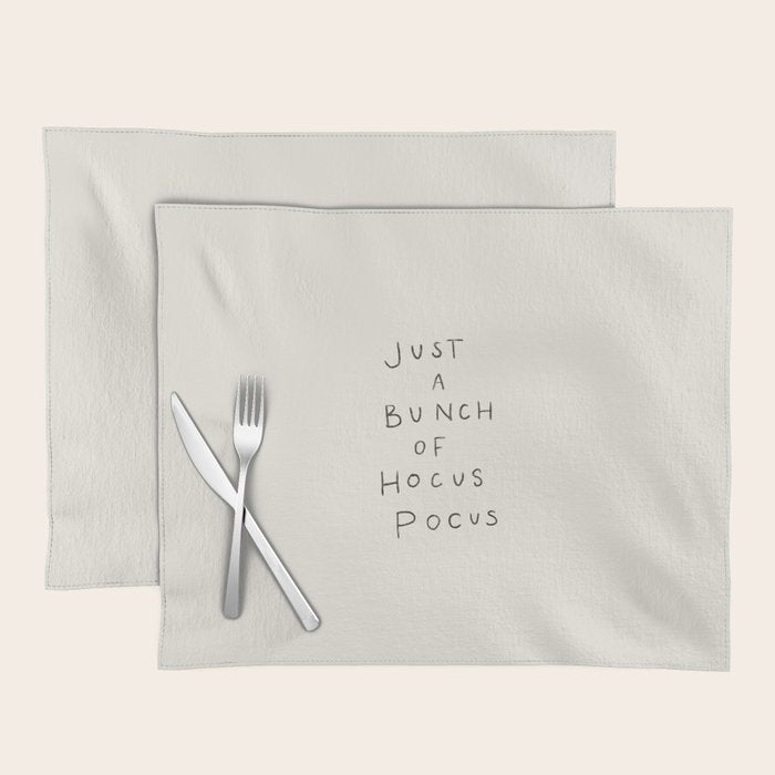 Hocus Pocus Neutral Placemat Gallery Image 1