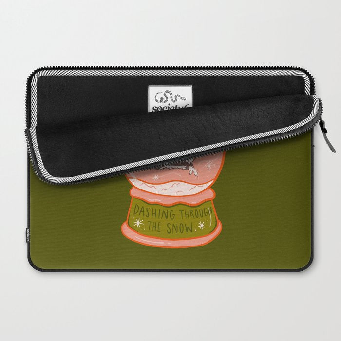 Dashing Through the Snow Laptop Sleeve Gallery Image 2