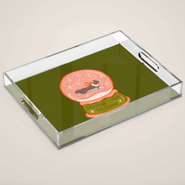 Dashing Through the Snow Acrylic Tray Gallery Image 1