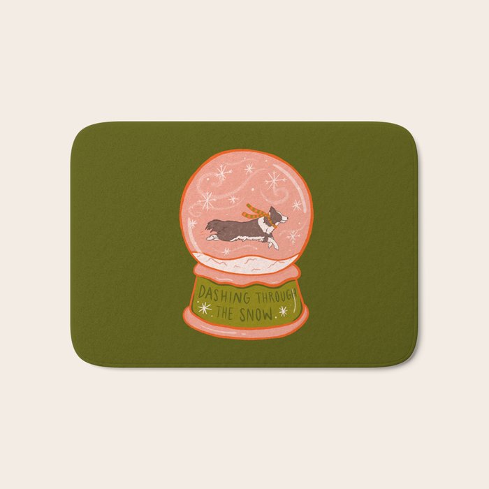 Dashing Through the Snow Bath Mat Gallery Image 1