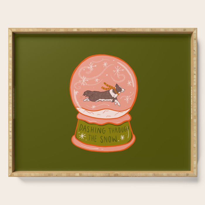 Dashing Through the Snow Serving Tray Gallery Image 1
