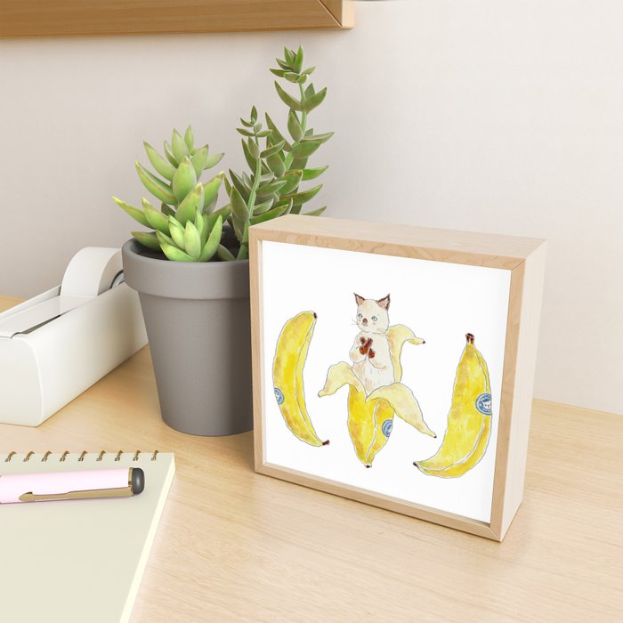 banana nyanco Mini Art Print Gallery Image 2