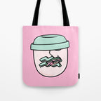 Aquarius Keychain Tote Bag Gallery Image 1