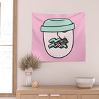 Aquarius Keychain Wall Tapestry Gallery Image 2
