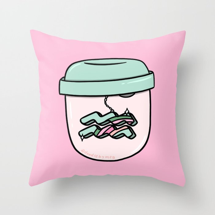 Aquarius Keychain Throw Pillow Gallery Image 1