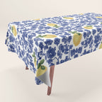 Chinoiserie Lemons Tablecloth Gallery Image 1