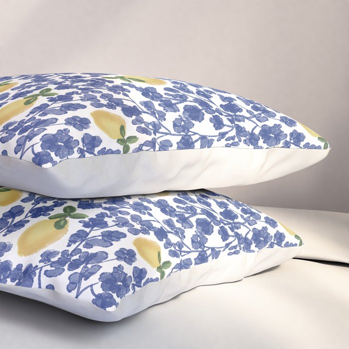 Chinoiserie Lemons Pillow Sham Gallery Image 3