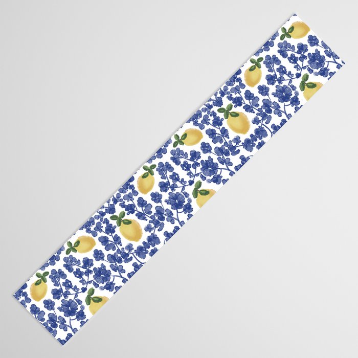Chinoiserie Lemons Table Runner Gallery Image 3