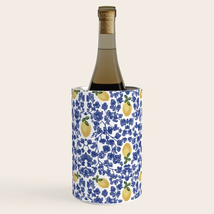 Chinoiserie Lemons Wine Chiller Gallery Image 2