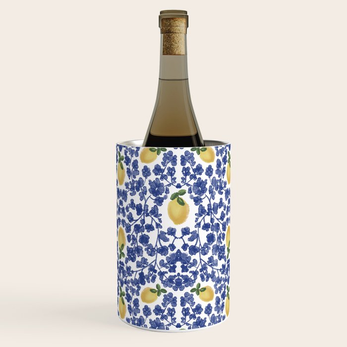 Chinoiserie Lemons Wine Chiller Gallery Image 1