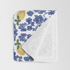 Chinoiserie Lemons Throw Blanket Gallery Image 3