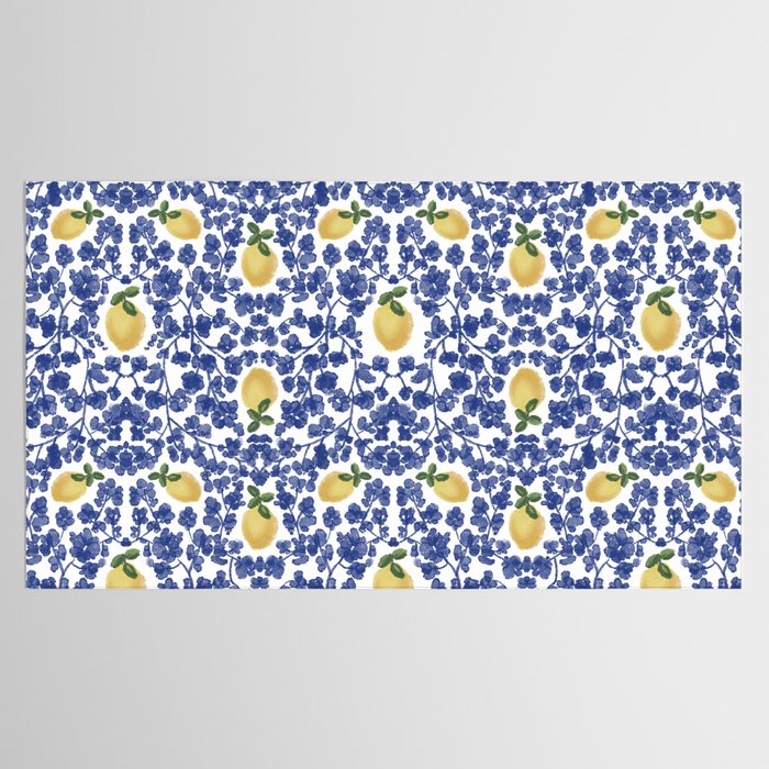 Chinoiserie Lemons Tablecloth Gallery Image 2