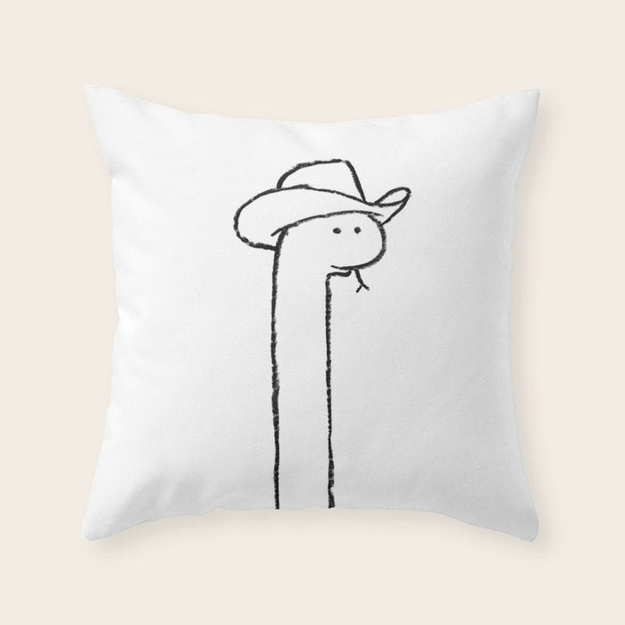 Snake Throw Pillow Gallery Image 1