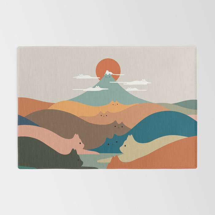 Cat Landscape 132 Rug Gallery Image 2