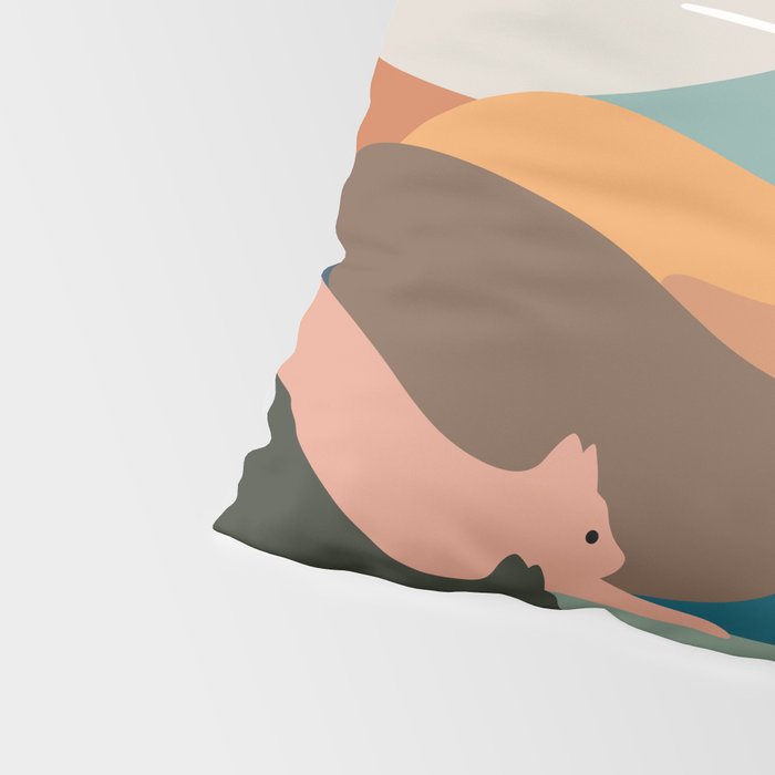 Cat Landscape 132 Pillow Sham Gallery Image 4