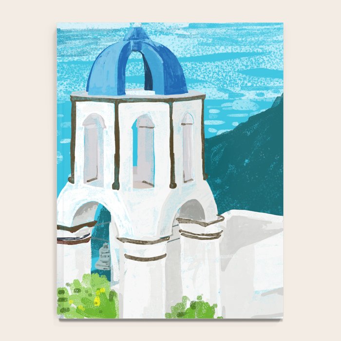Greek Landscape #painting #travel #greece Notebook Gallery Image 4