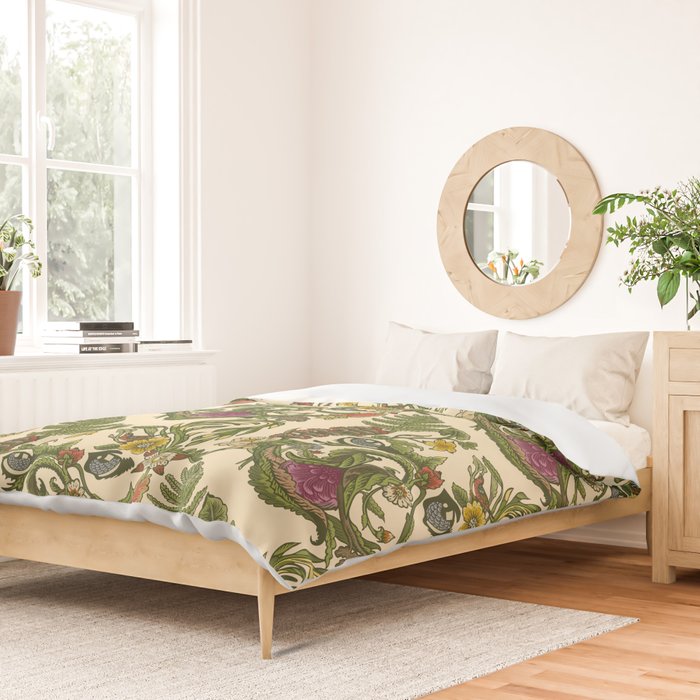 Botanical French Bulldog Duvet Cover Gallery Image 2