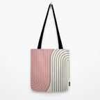 Two Tone Line Curvature XIII  Tote Bag Gallery Image 2